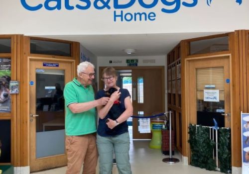 Bath Cats and Dogs Home volunteer Julia and her husband