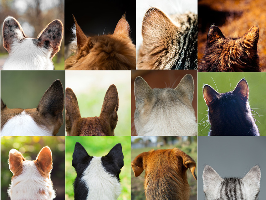 A gallery of dog and cat ears